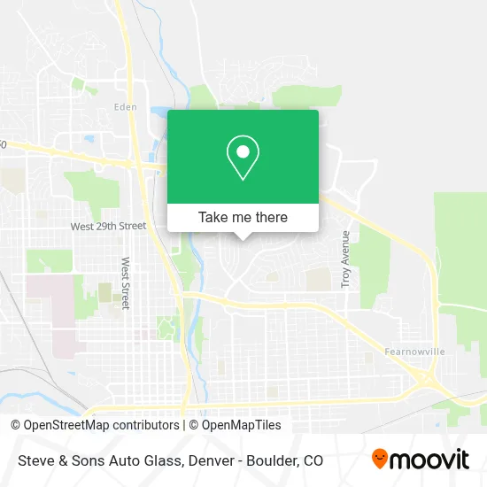 Steve & Sons Auto Glass map