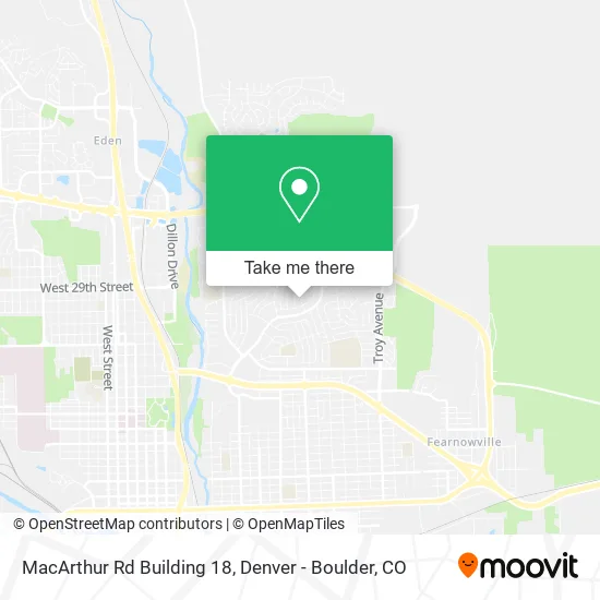 MacArthur Rd Building 18 map