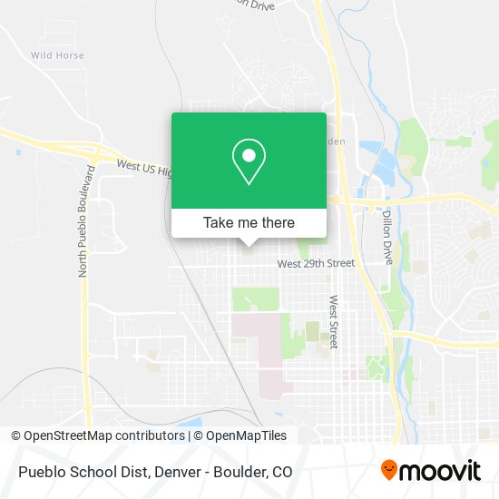 Pueblo School Dist map