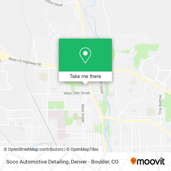 Mapa de Soco Automotive Detailing