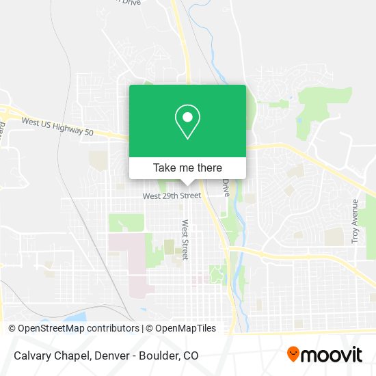 Mapa de Calvary Chapel