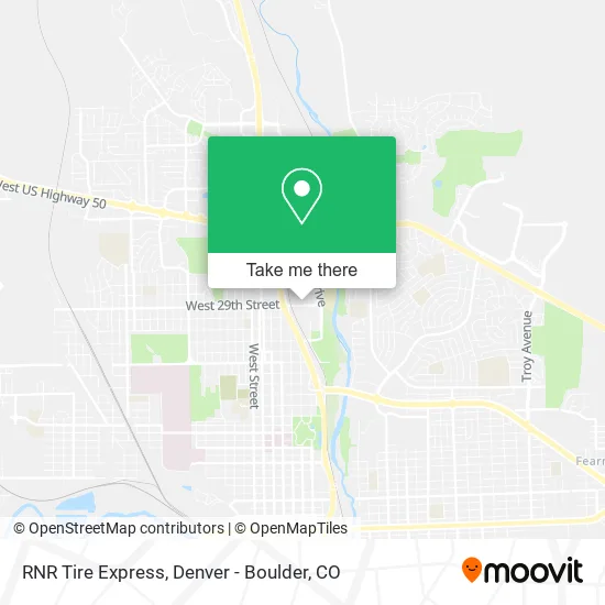 RNR Tire Express map