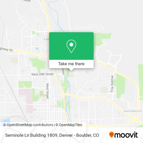 Seminole Ln Building 1809 map