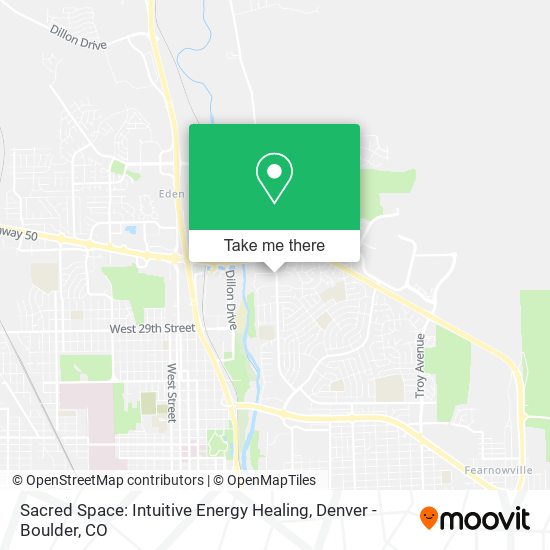 Mapa de Sacred Space: Intuitive Energy Healing