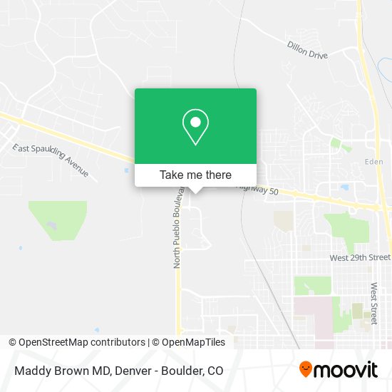 Maddy Brown MD map