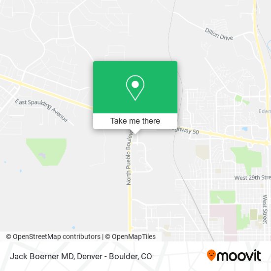 Jack Boerner MD map