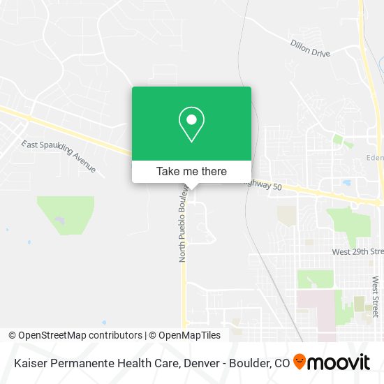 Kaiser Permanente Health Care map