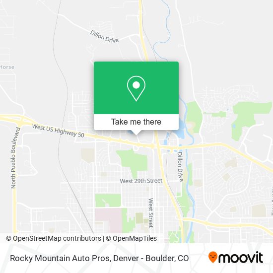 Mapa de Rocky Mountain Auto Pros