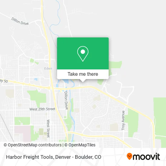 Harbor Freight Tools map