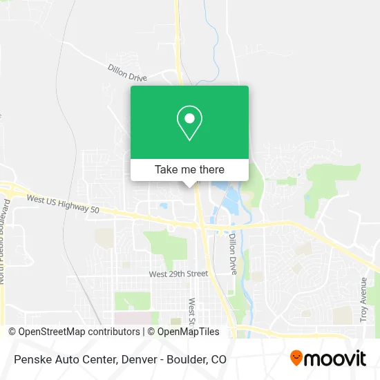 Penske Auto Center map