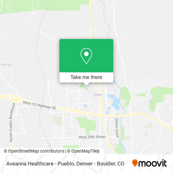 Aveanna Healthcare - Pueblo map