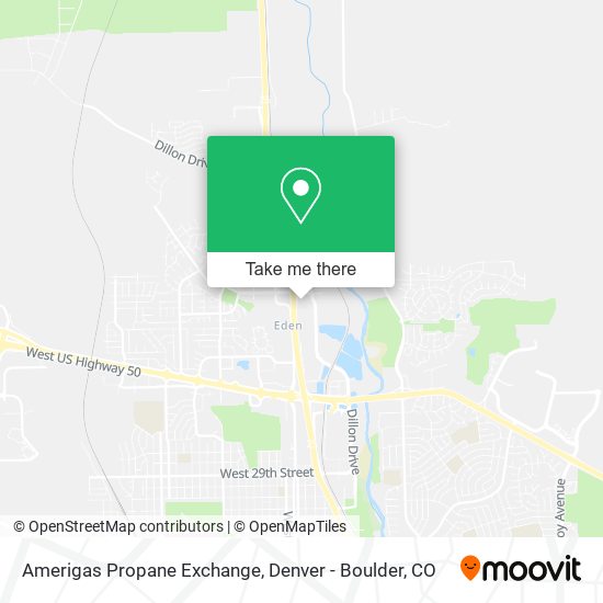 Mapa de Amerigas Propane Exchange