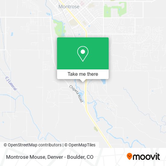 Mapa de Montrose Mouse