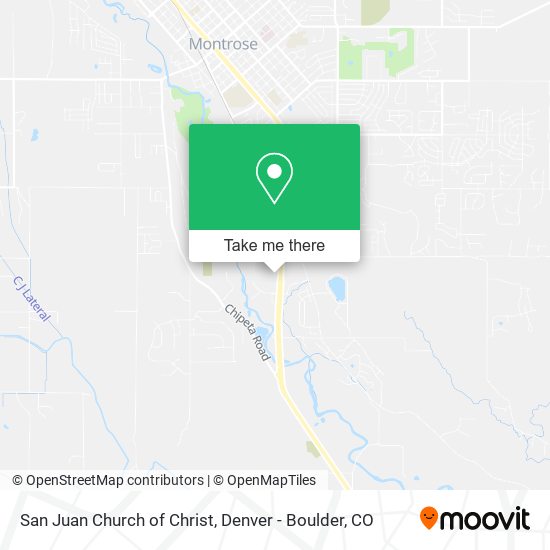 Mapa de San Juan Church of Christ