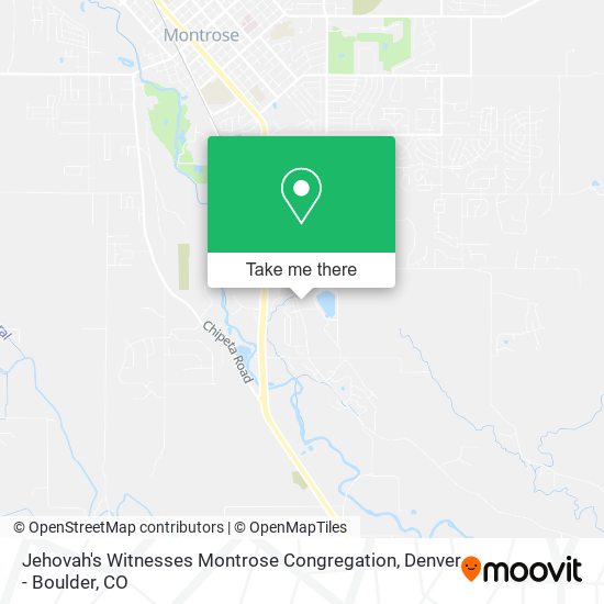 Jehovah's Witnesses Montrose Congregation map