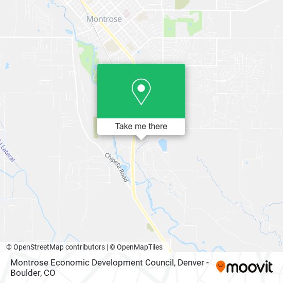 Mapa de Montrose Economic Development Council