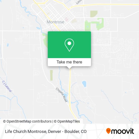 Mapa de Life Church Montrose