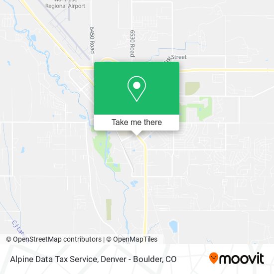 Mapa de Alpine Data Tax Service