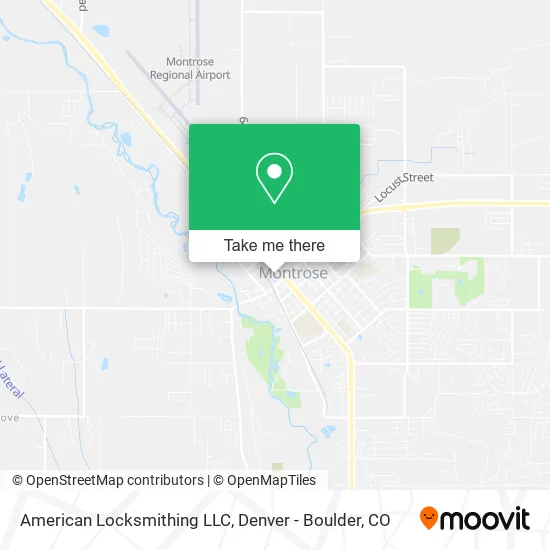 American Locksmithing LLC map