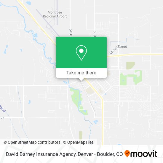 David Barney Insurance Agency map