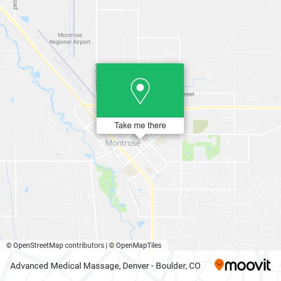 Advanced Medical Massage map