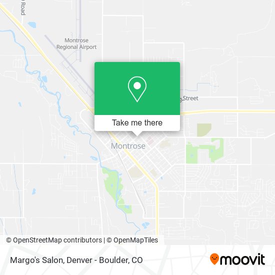 Margo's Salon map