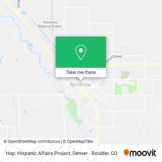 Hap: Hispanic Affairs Project map