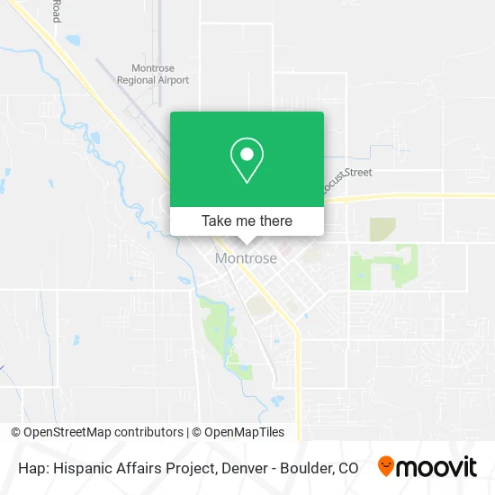 Hap: Hispanic Affairs Project map