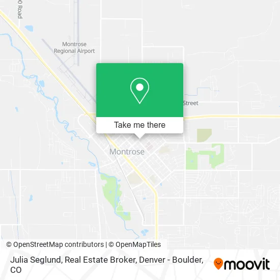 Julia Seglund, Real Estate Broker map