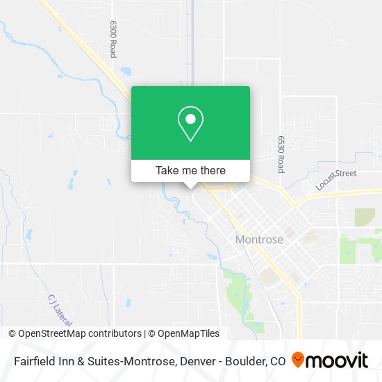 Fairfield Inn & Suites-Montrose map