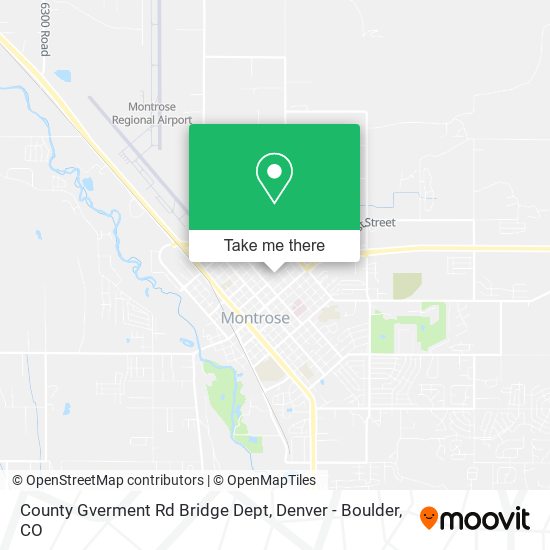 County Gverment Rd Bridge Dept map