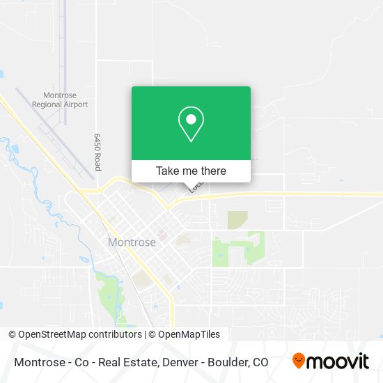 Mapa de Montrose - Co - Real Estate