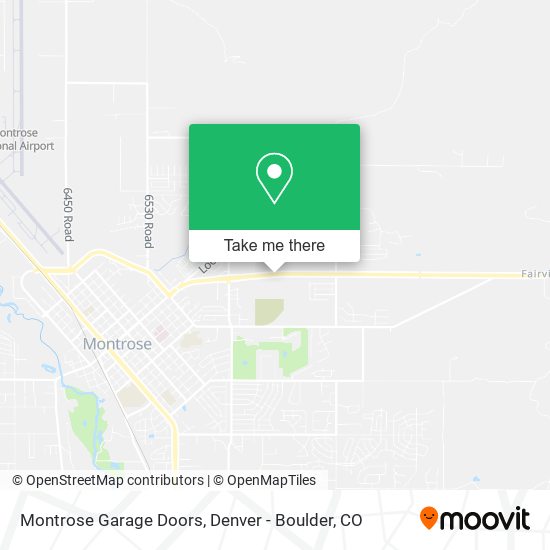 Mapa de Montrose Garage Doors