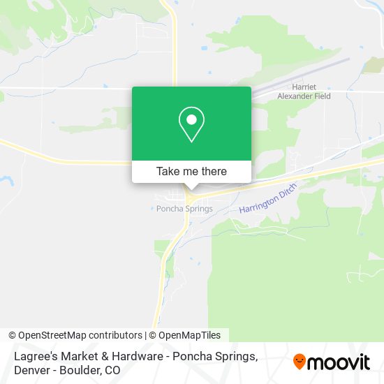 Lagree's Market & Hardware - Poncha Springs map