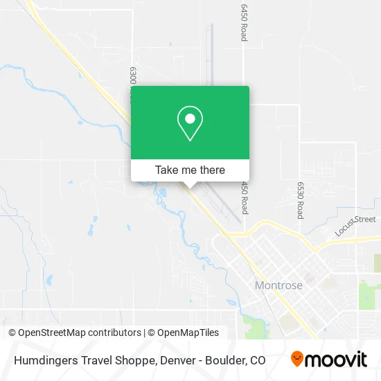 Humdingers Travel Shoppe map