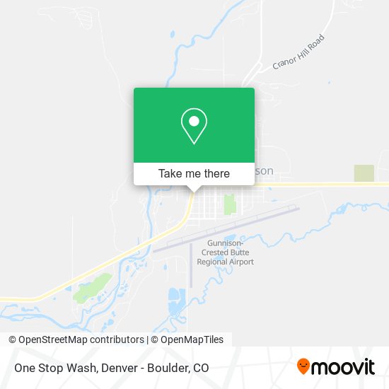 One Stop Wash map