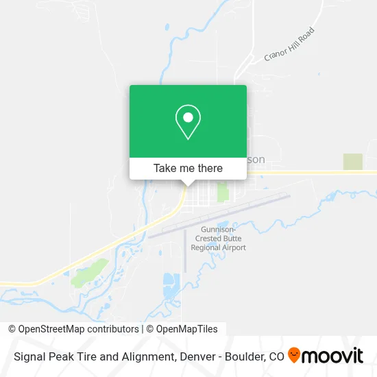 Signal Peak Tire and Alignment map