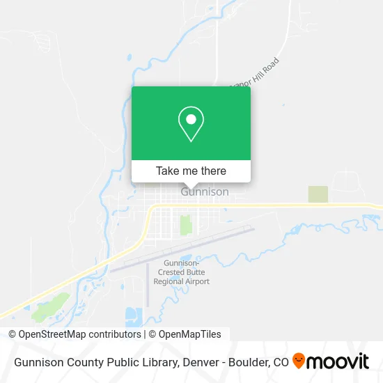 Gunnison County Public Library map