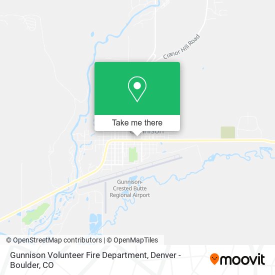 Mapa de Gunnison Volunteer Fire Department
