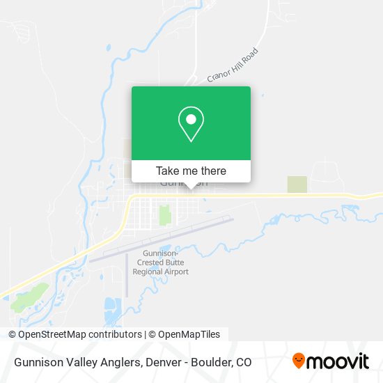 Gunnison Valley Anglers map