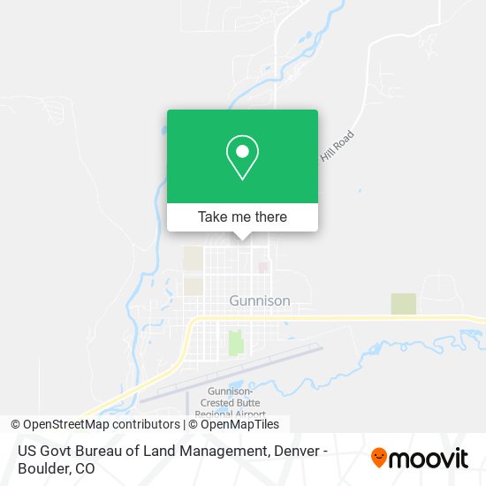 Mapa de US Govt Bureau of Land Management