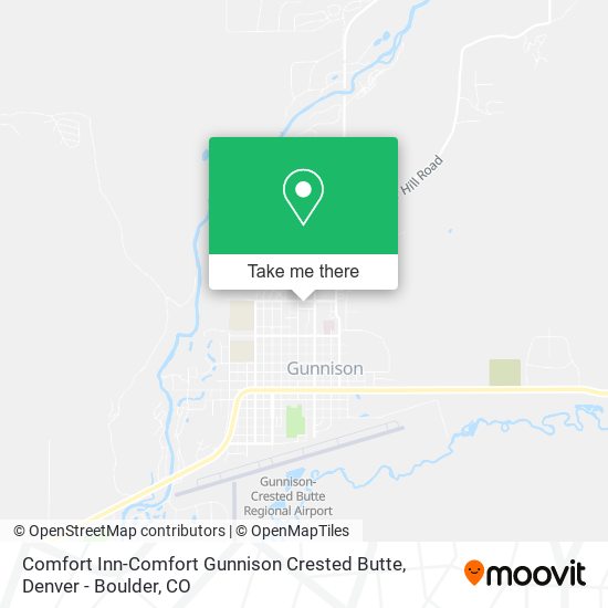 Comfort Inn-Comfort Gunnison Crested Butte map