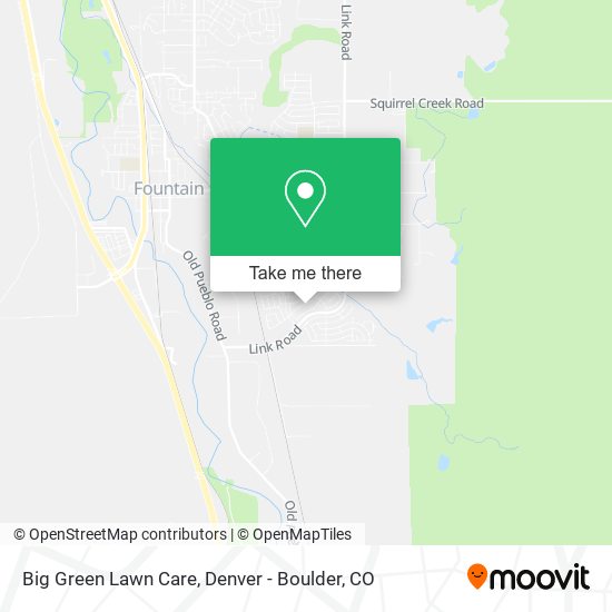 Big Green Lawn Care map