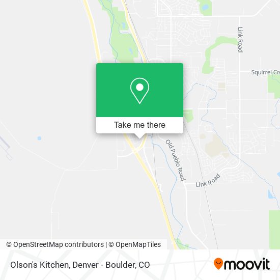 Olson's Kitchen map