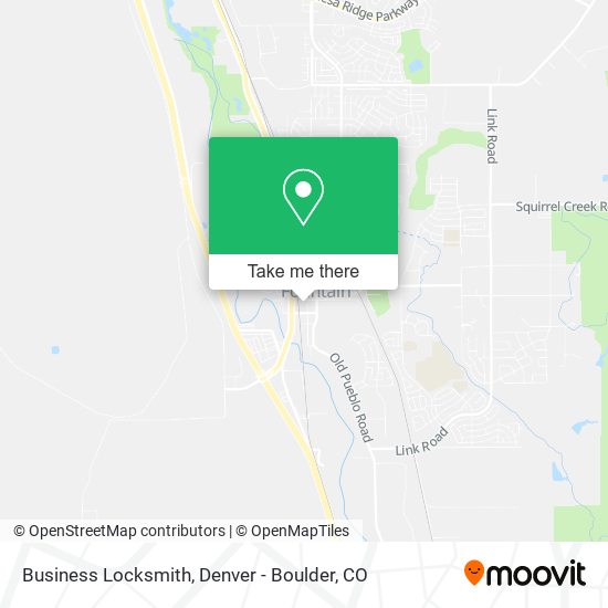Mapa de Business Locksmith