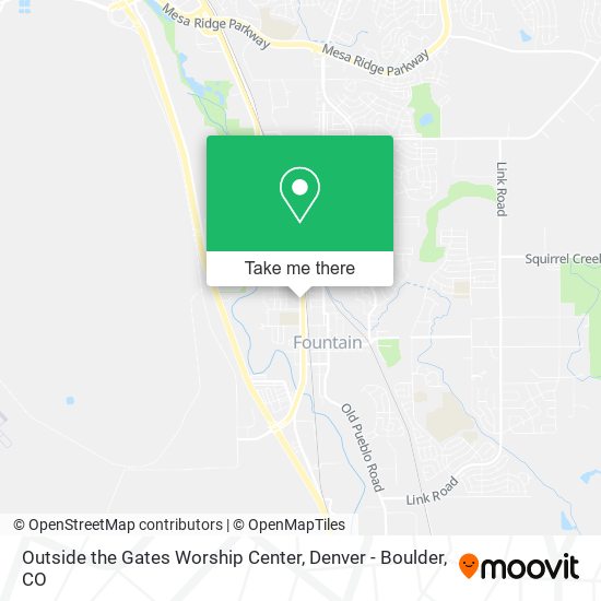 Mapa de Outside the Gates Worship Center