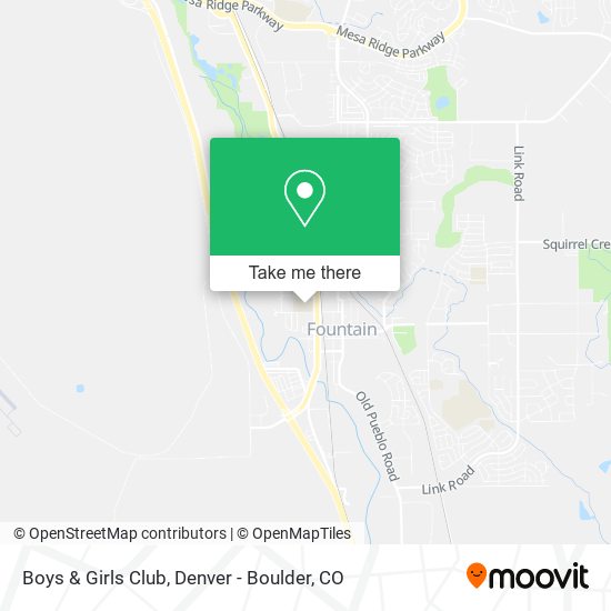 Boys & Girls Club map