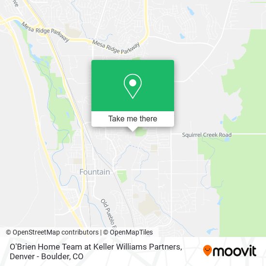 O'Brien Home Team at Keller Williams Partners map