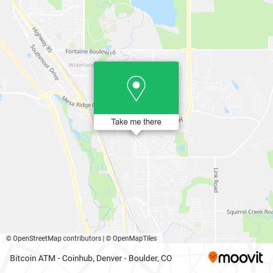 Mapa de Bitcoin ATM - Coinhub