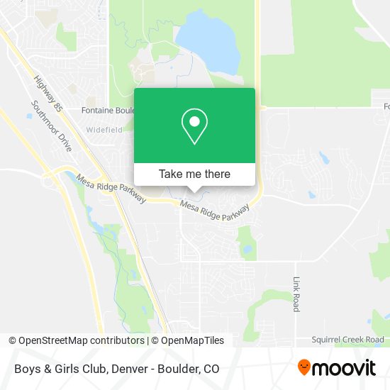 Boys & Girls Club map